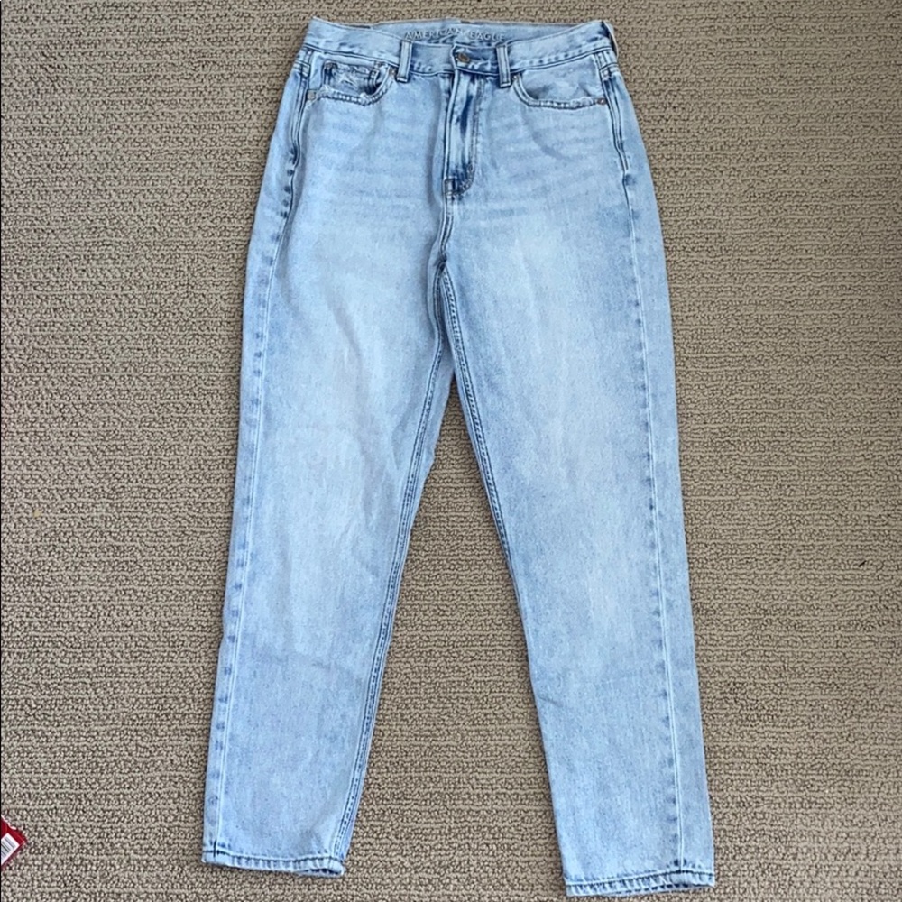 American Eagle Blue Mom Jeans